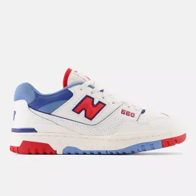 550 Sneaker (White   True Red   Atlantic Blue)