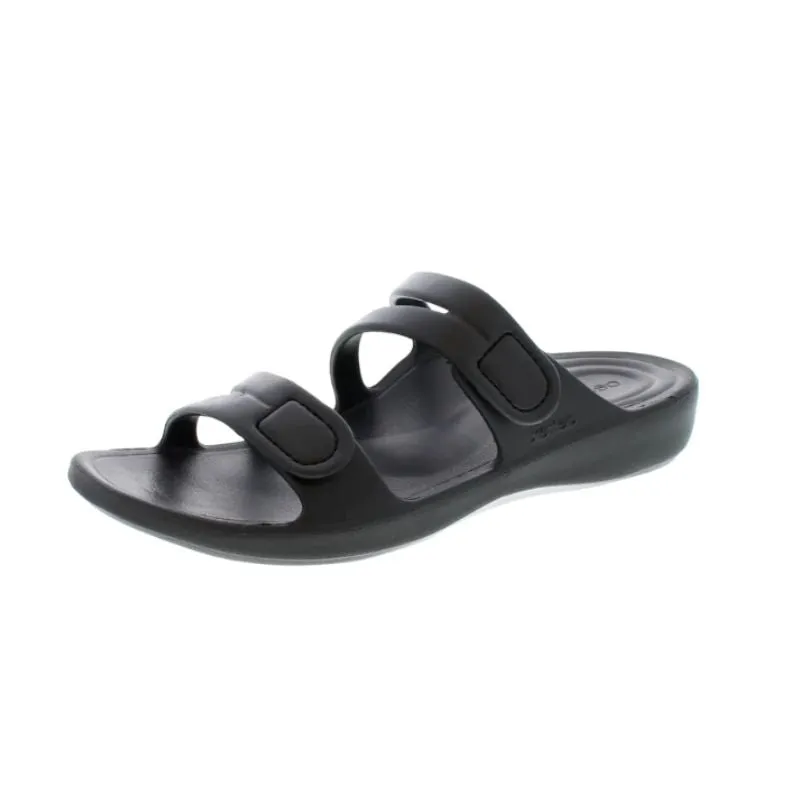Aetrex Janey Sport Black Women's Slides