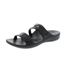 Aetrex Janey Sport Black Women's Slides