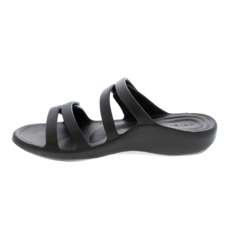 Aetrex Janey Sport Black Women's Slides