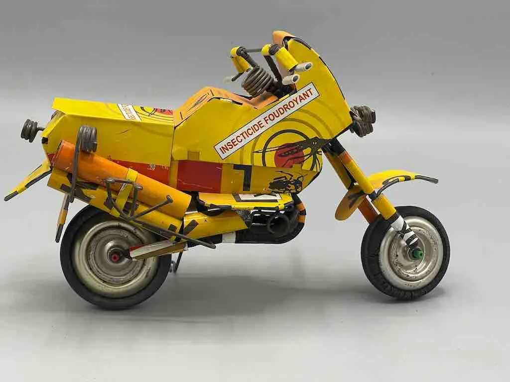 African Recycled Metal Can Toy Motorcycle - Burkina Faso