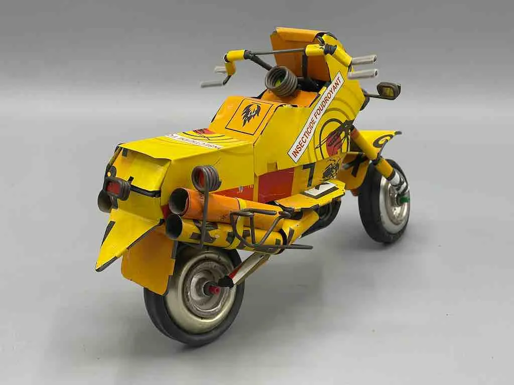 African Recycled Metal Can Toy Motorcycle - Burkina Faso