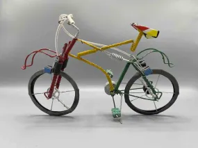 African Recycled Painted Wire Spring Design Mountain Bike - Burkina Faso