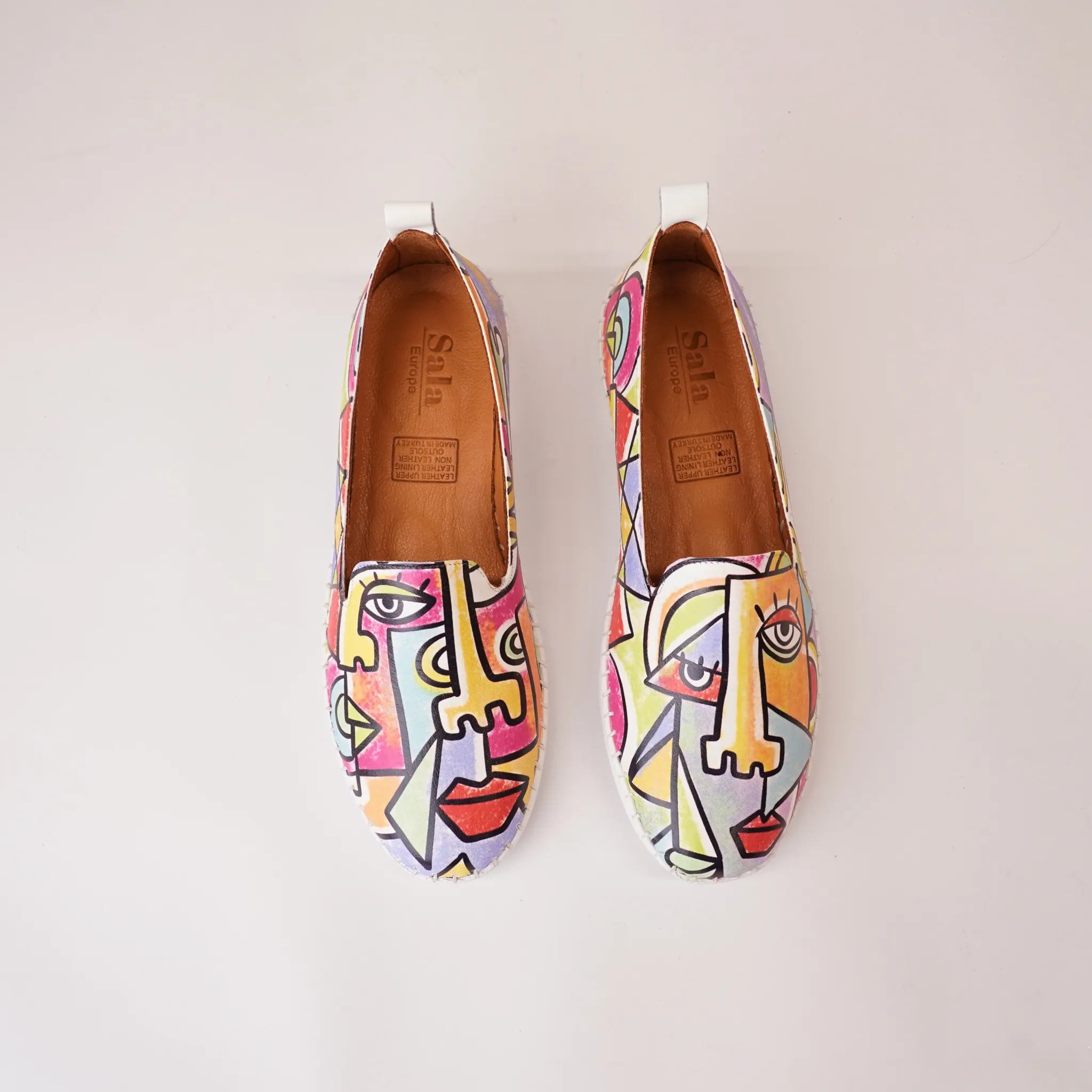 Airlie Picasso Multi Leather Flats