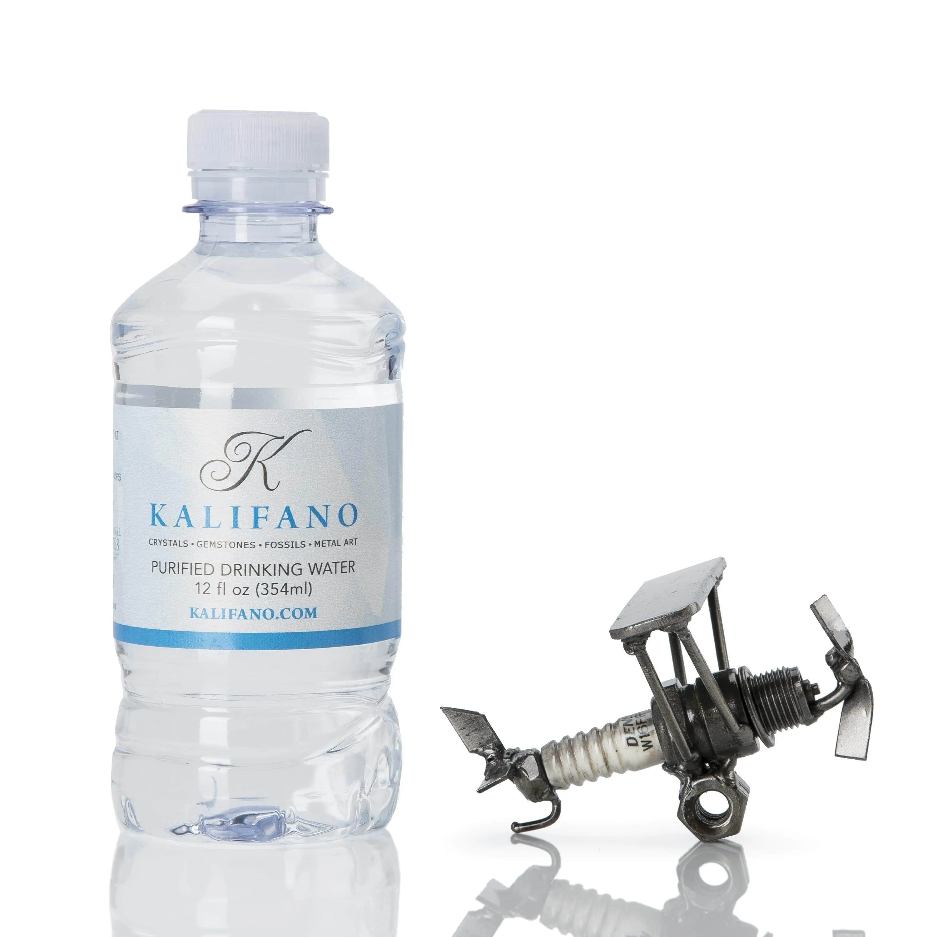 Airplane Inspired Recycled Metal Sculpture
