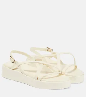 Ancient Greek Sandals Silia leather platform sandals