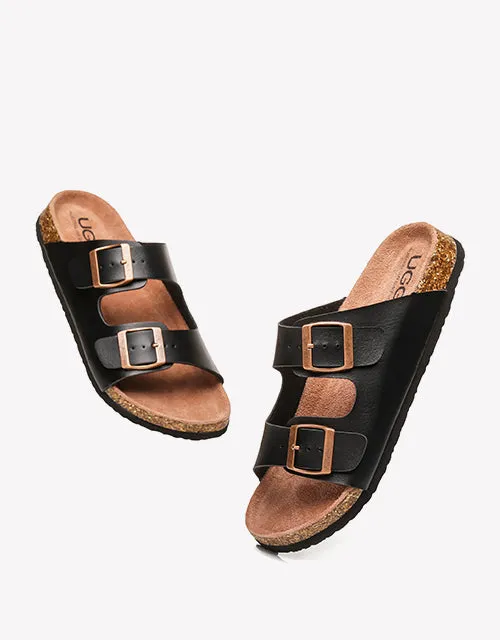 Australian Shepherd AS UGG Summer Unisex Beach Slip-on Flats Sandal Slides Mick