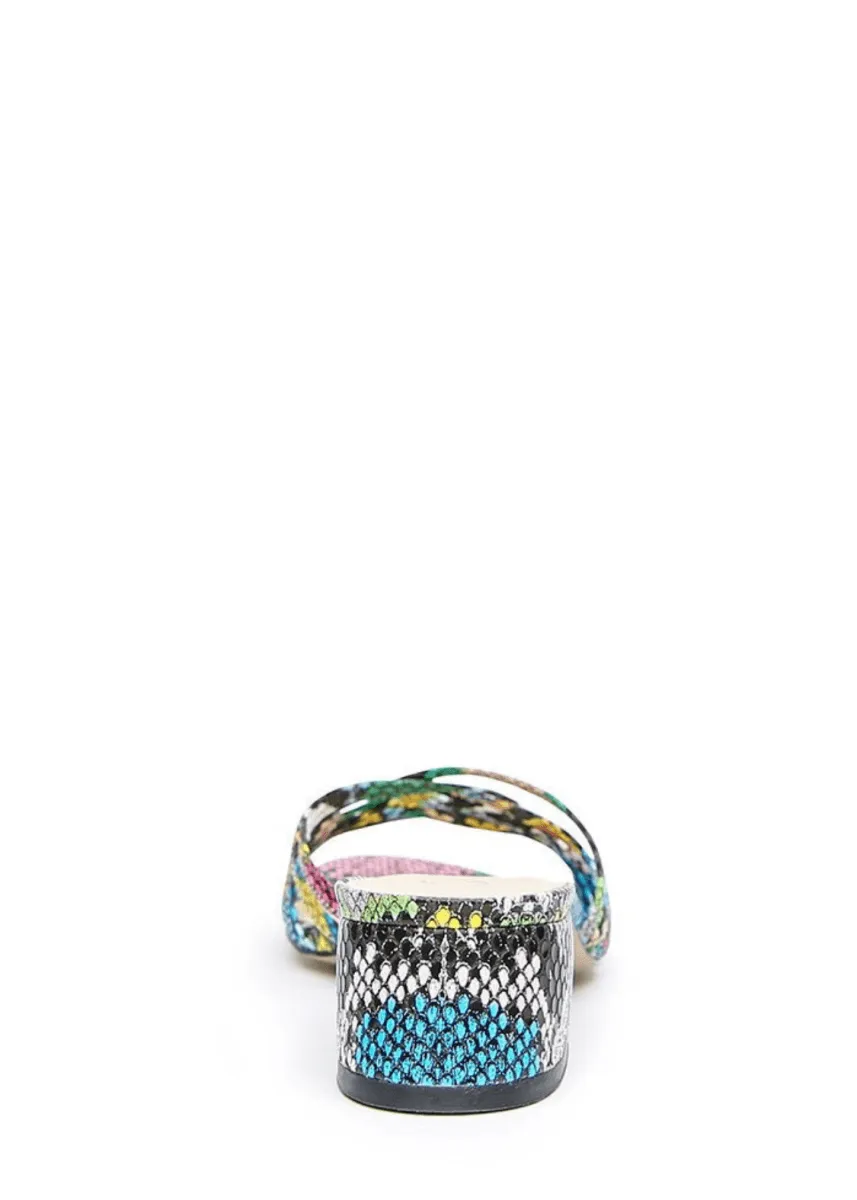 Bell Sandal Base in Acid Snake