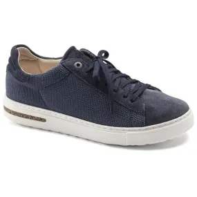Birkenstock Bend Canvas Suede and Textile Trainers Regular Width Midnight Blue