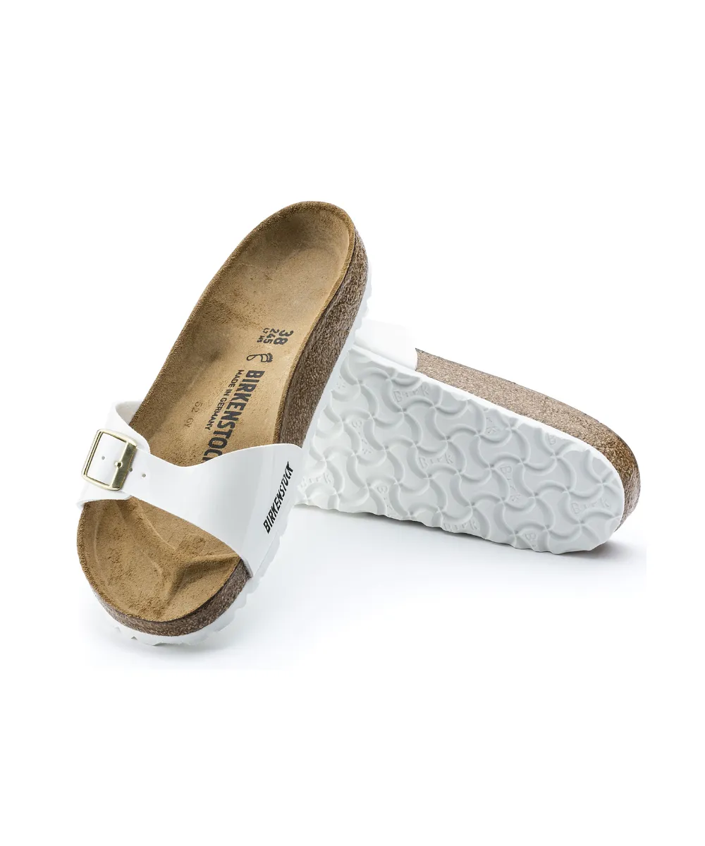 BIRKENSTOCK MADRID IN WHITE PATENT