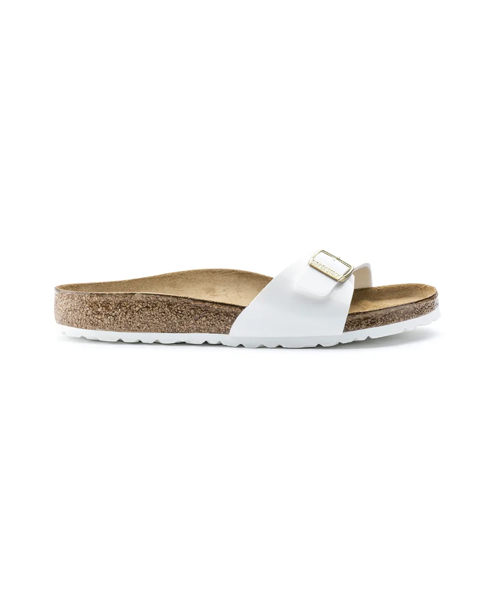 BIRKENSTOCK MADRID IN WHITE PATENT
