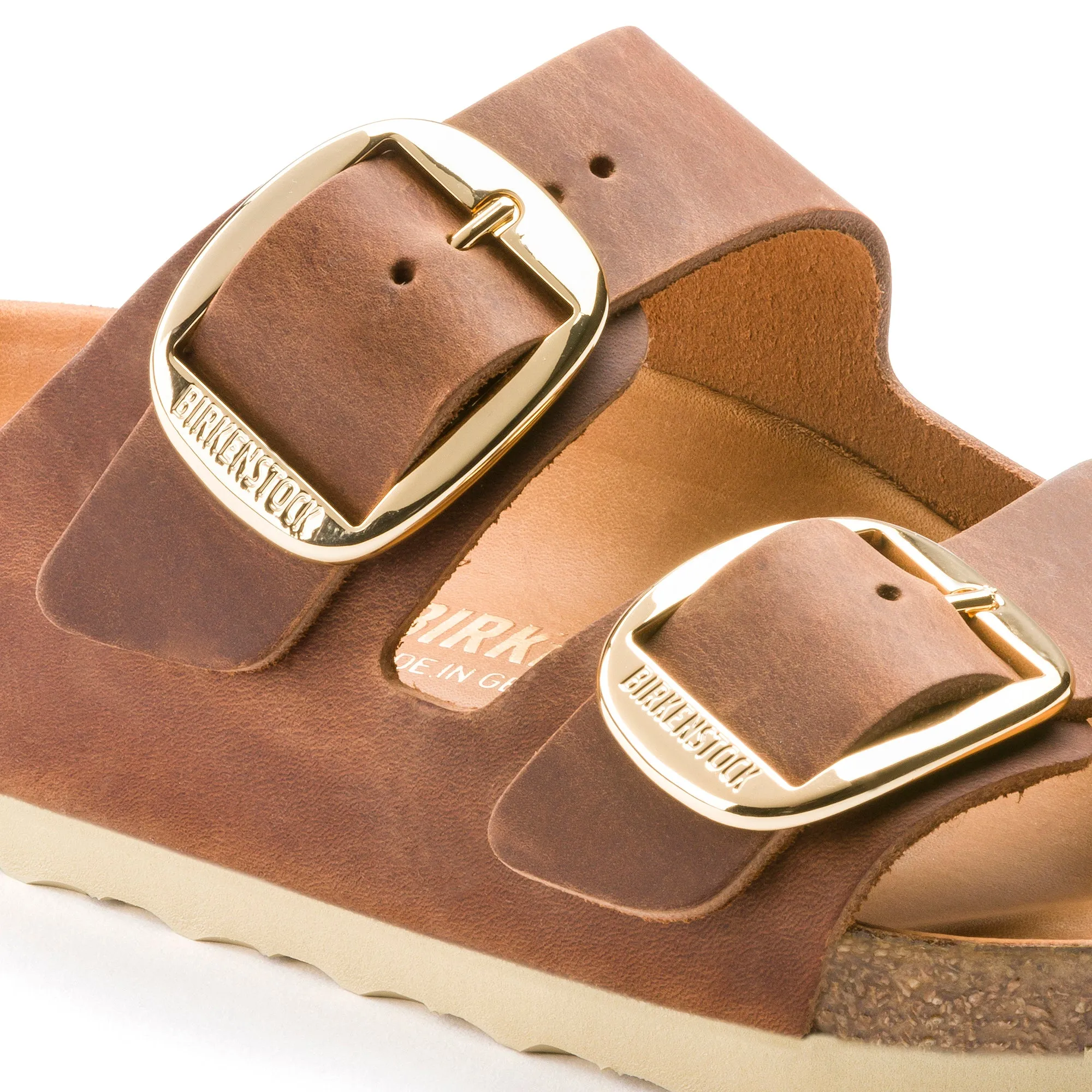 Birkenstock Womens Arizona Big Buckle Cognac