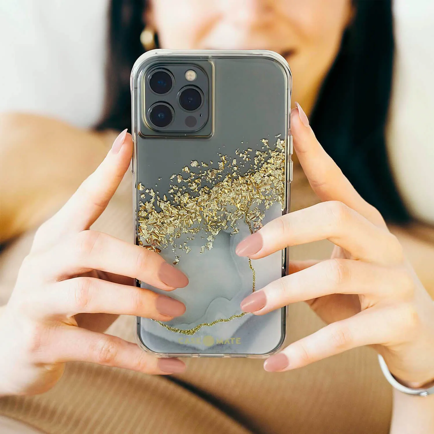Case-Mate iPhone 13 Pro Case Karat Marble Antimicrobial