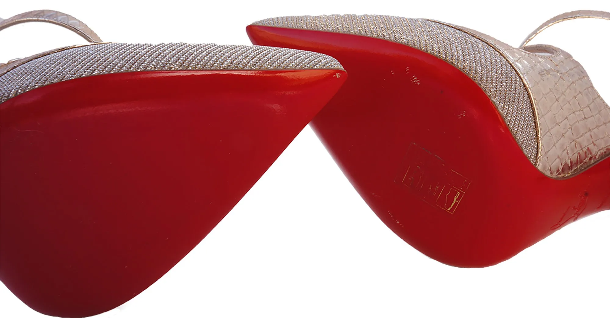 CHRISTIAN LOUBOUTIN CRISSOS 100 POINTED-TOE PUMPS