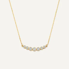 Cubic Zirconia Trail Necklace