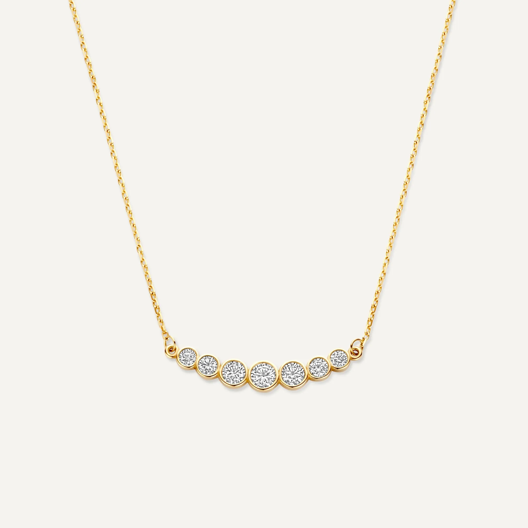 Cubic Zirconia Trail Necklace