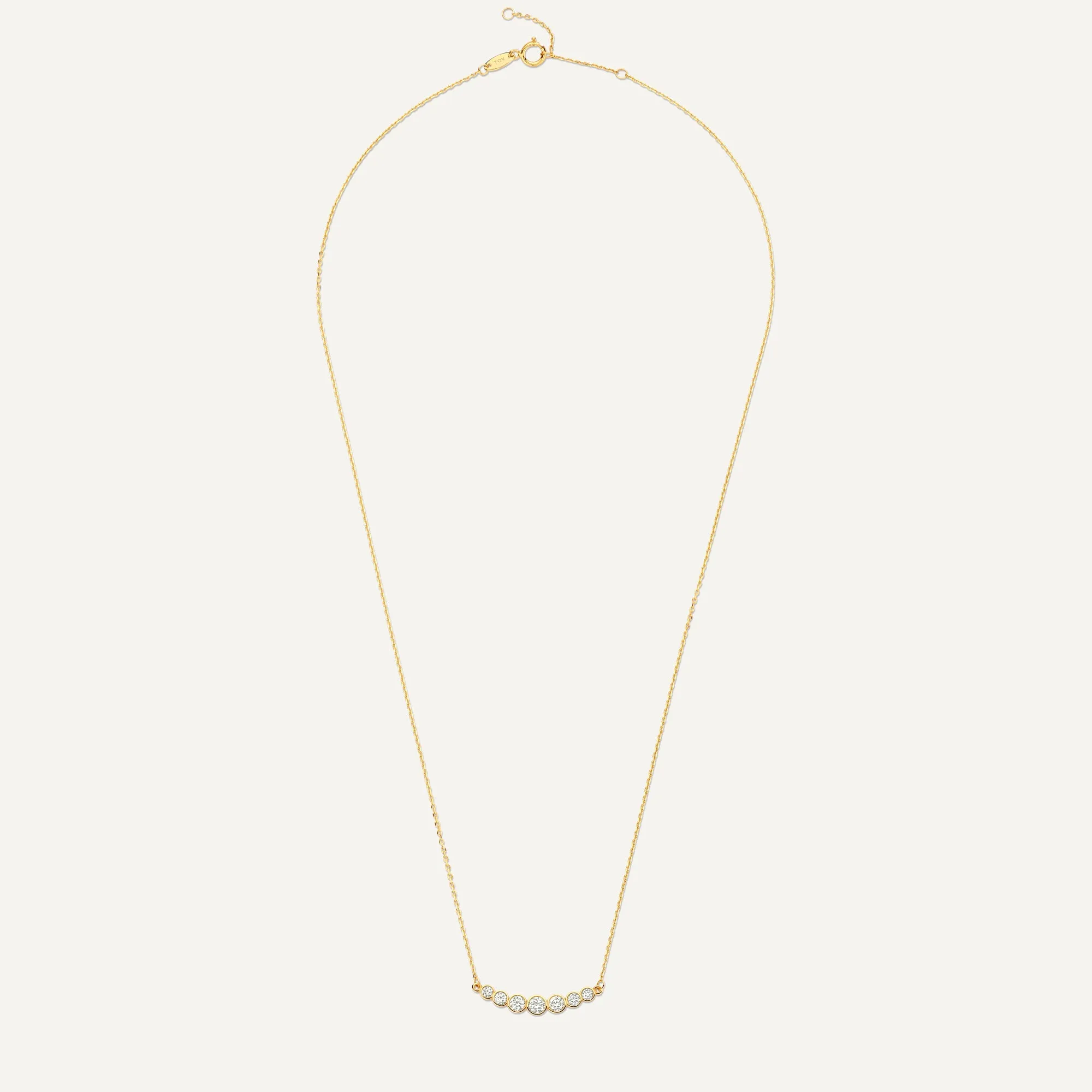 Cubic Zirconia Trail Necklace