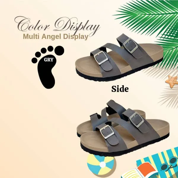 DR.KONG MEN'S TOTAL CONTACT SANDALS DK-S9000293-GRY(RP : $139)