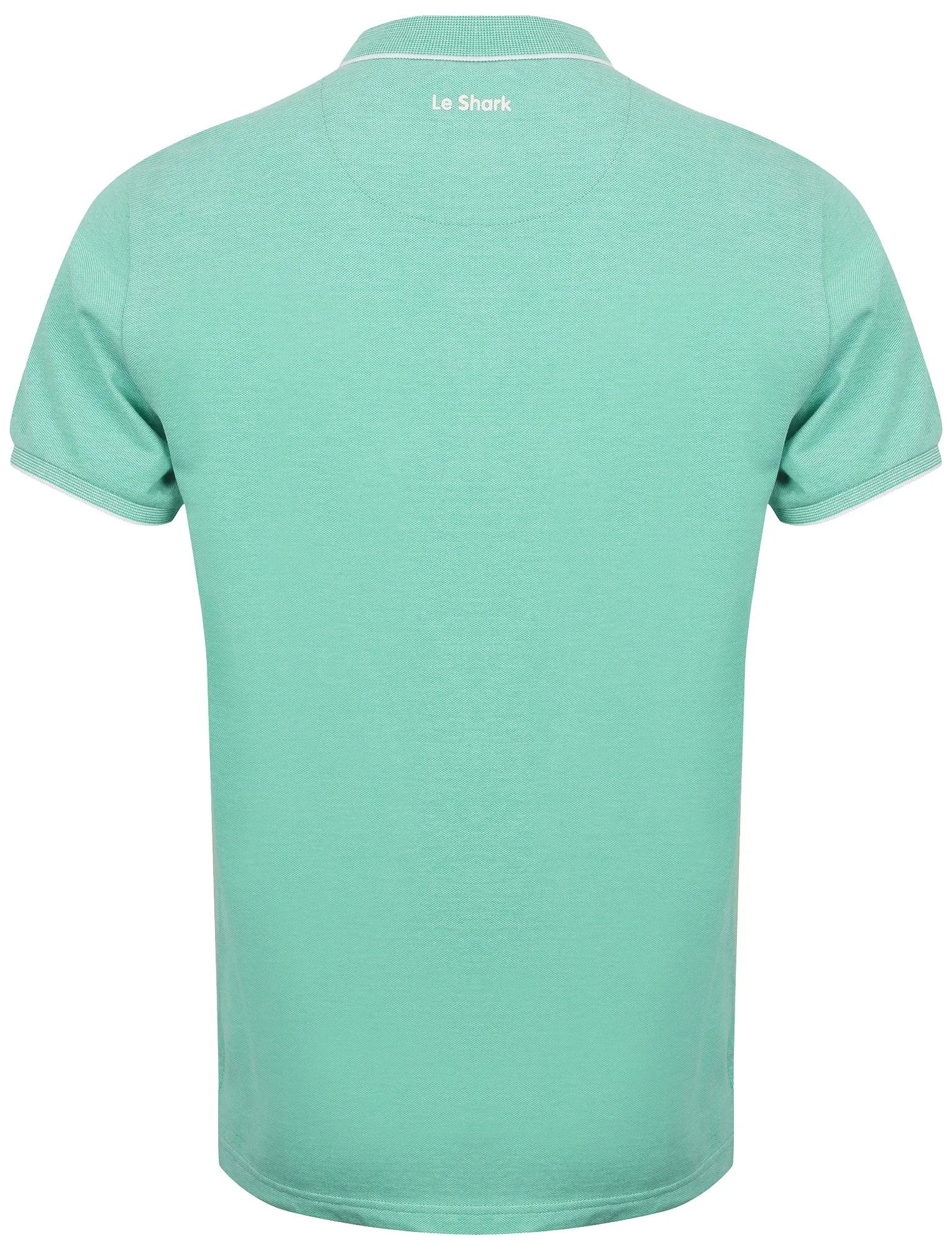 Duthie Birdseye Pique Polo Shirt in Mint / White - Le Shark