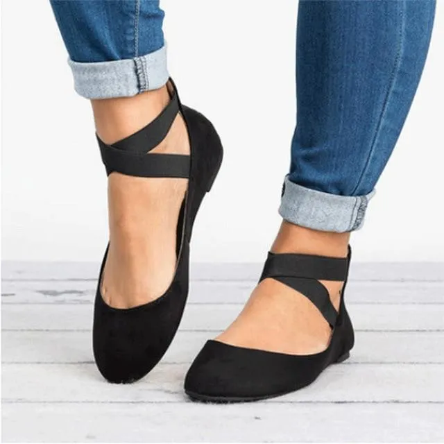 Elastic Band Casual Flats