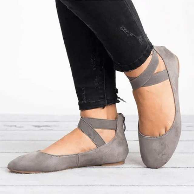 Elastic Band Casual Flats