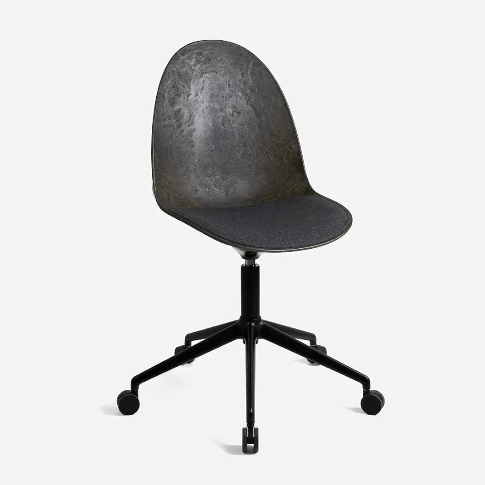 Eternity Swivel Chair Upholstered Seat with Wheels