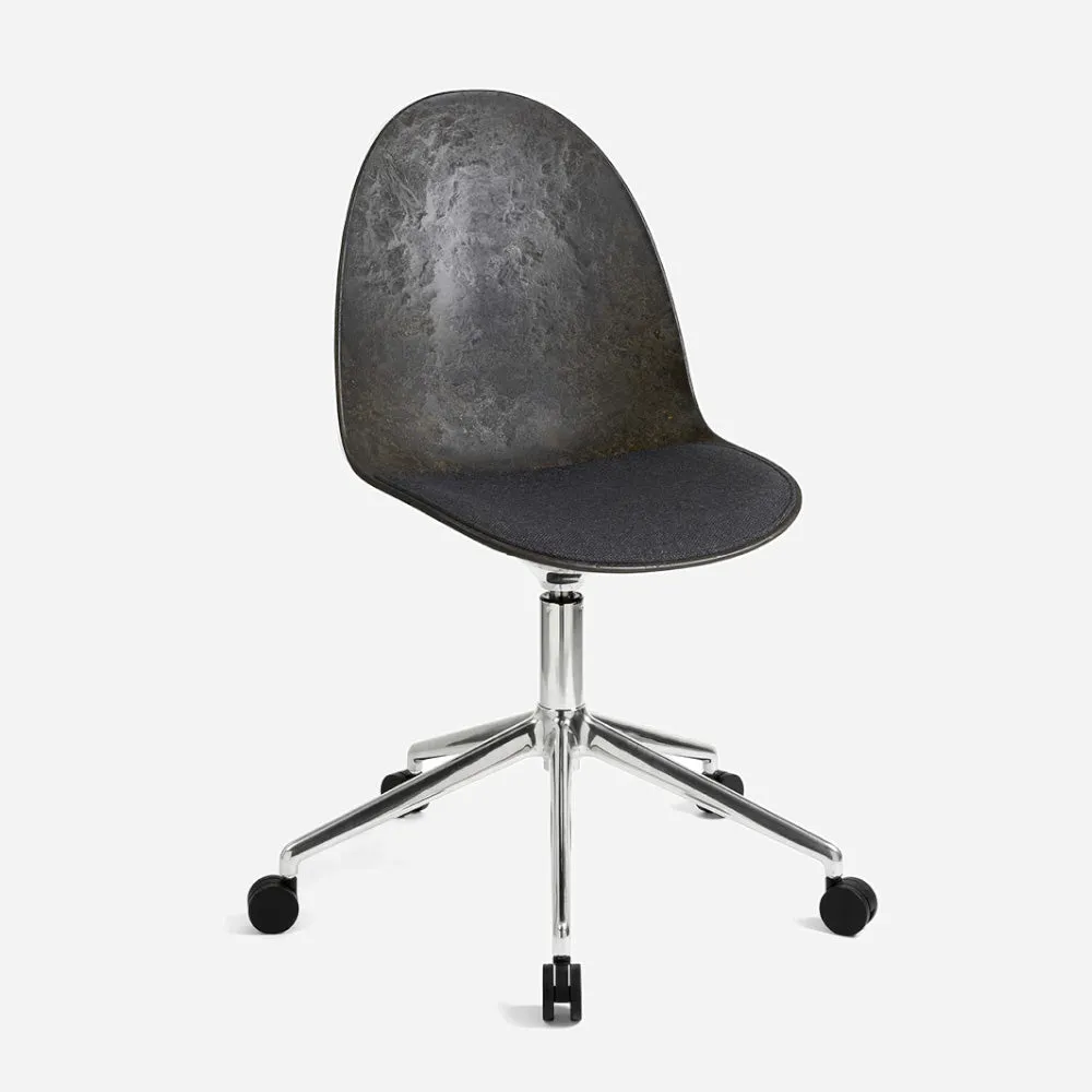 Eternity Swivel Chair Upholstered Seat with Wheels