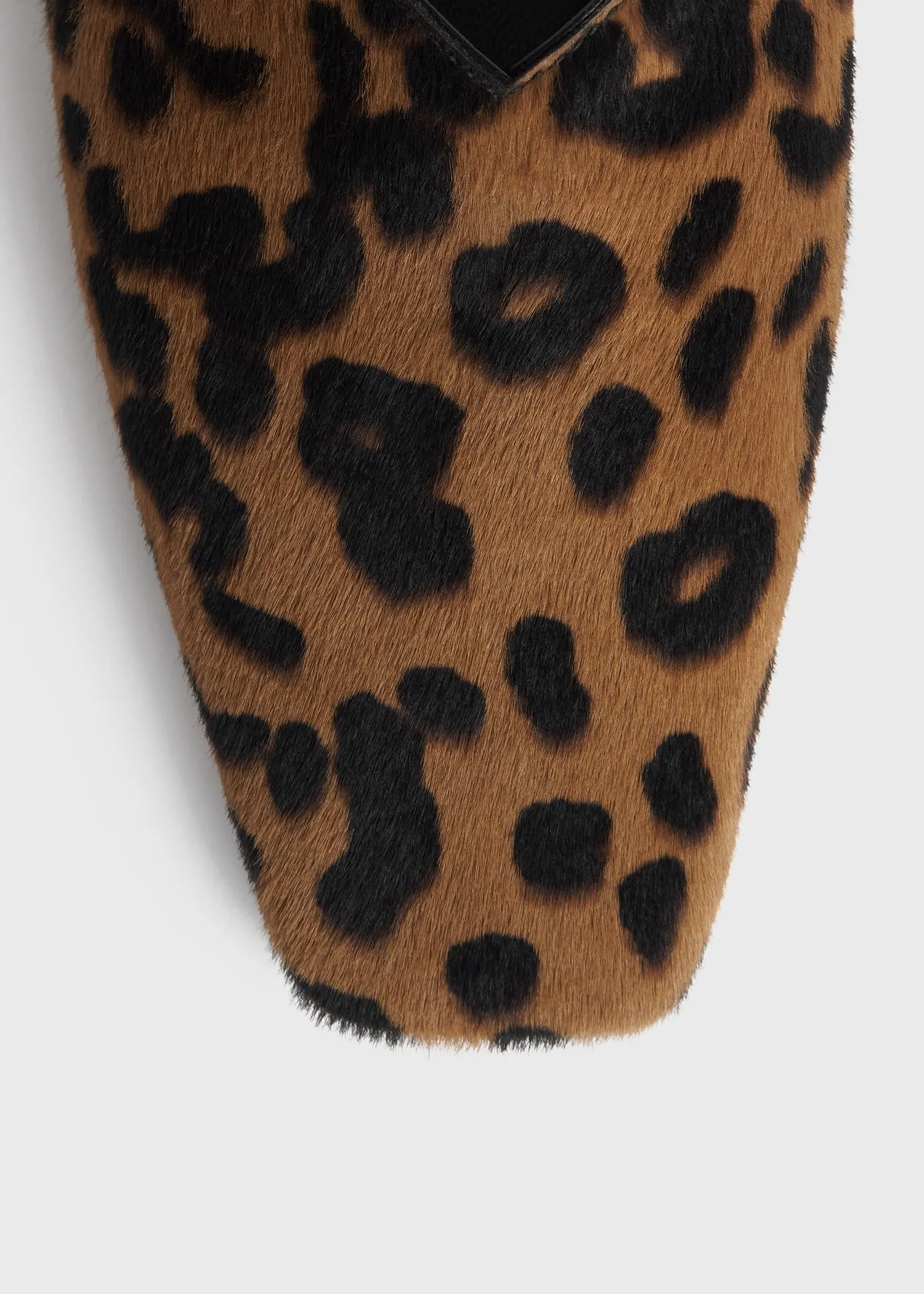 Everyday pony hair flats leopard