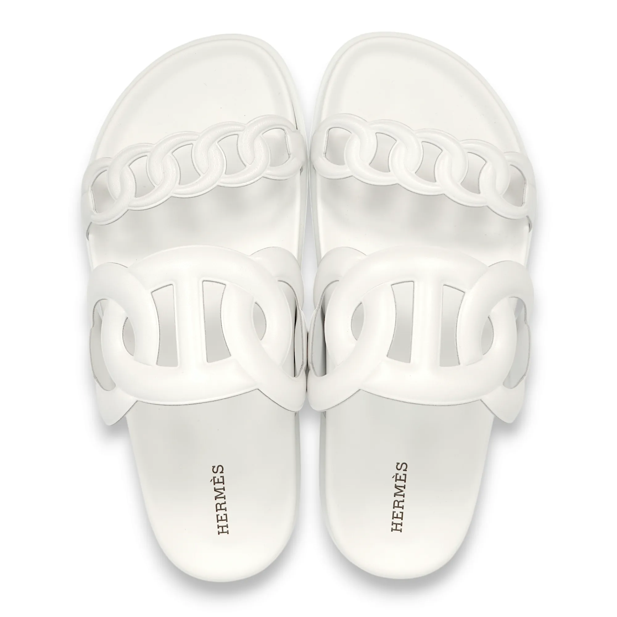 Extra 39 Blanc Sandals in Calfskin