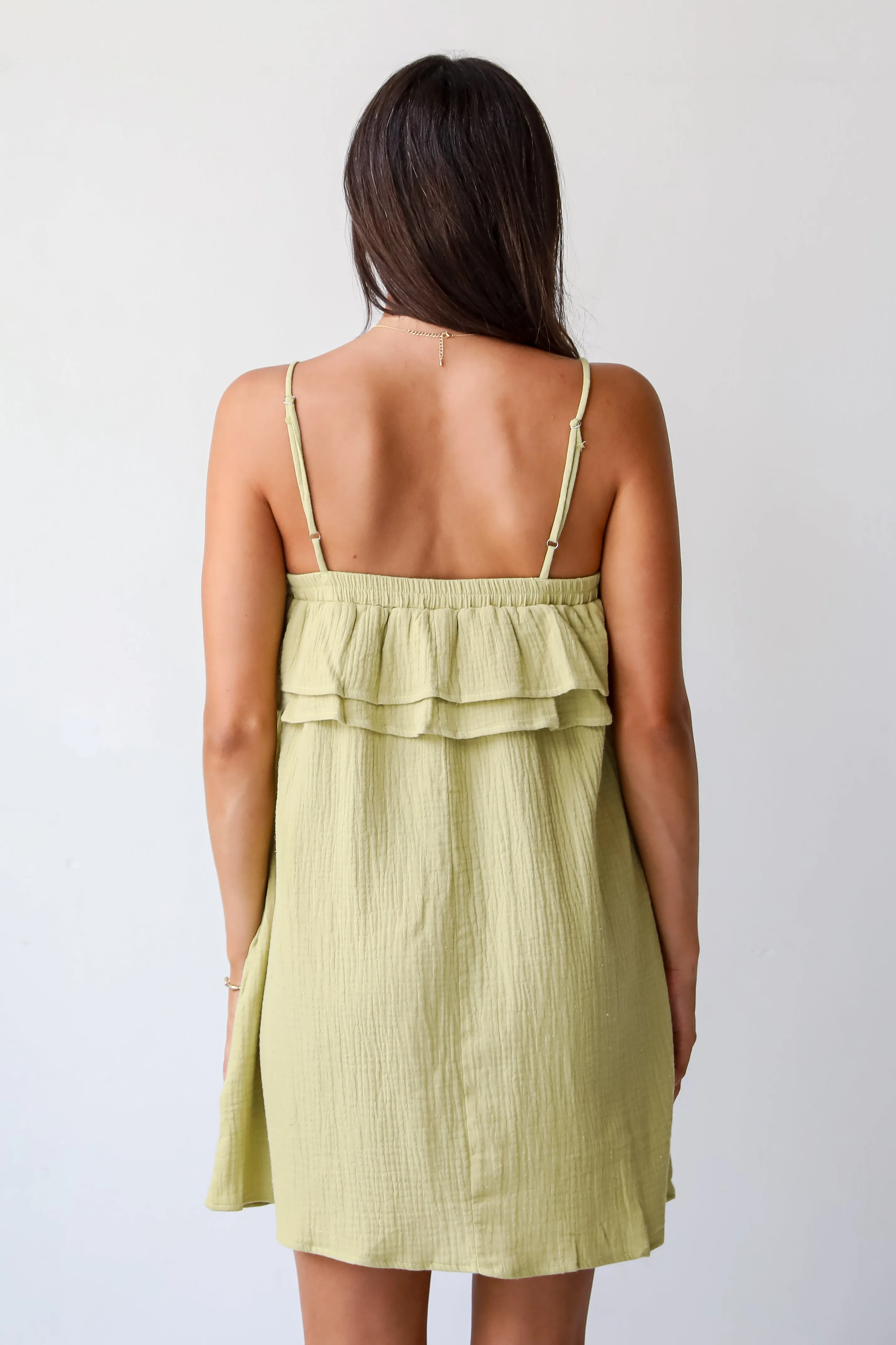 FINAL SALE - Adoring Sunshine Linen Mini Dress
