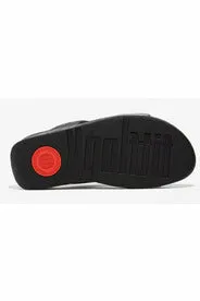 FitFlop Lulu Glitz Slides in All Black