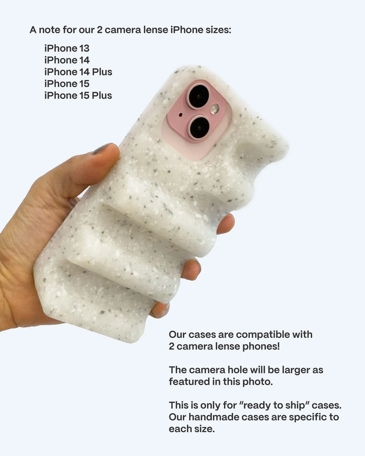Geta Phone Case in Recycled Stone
