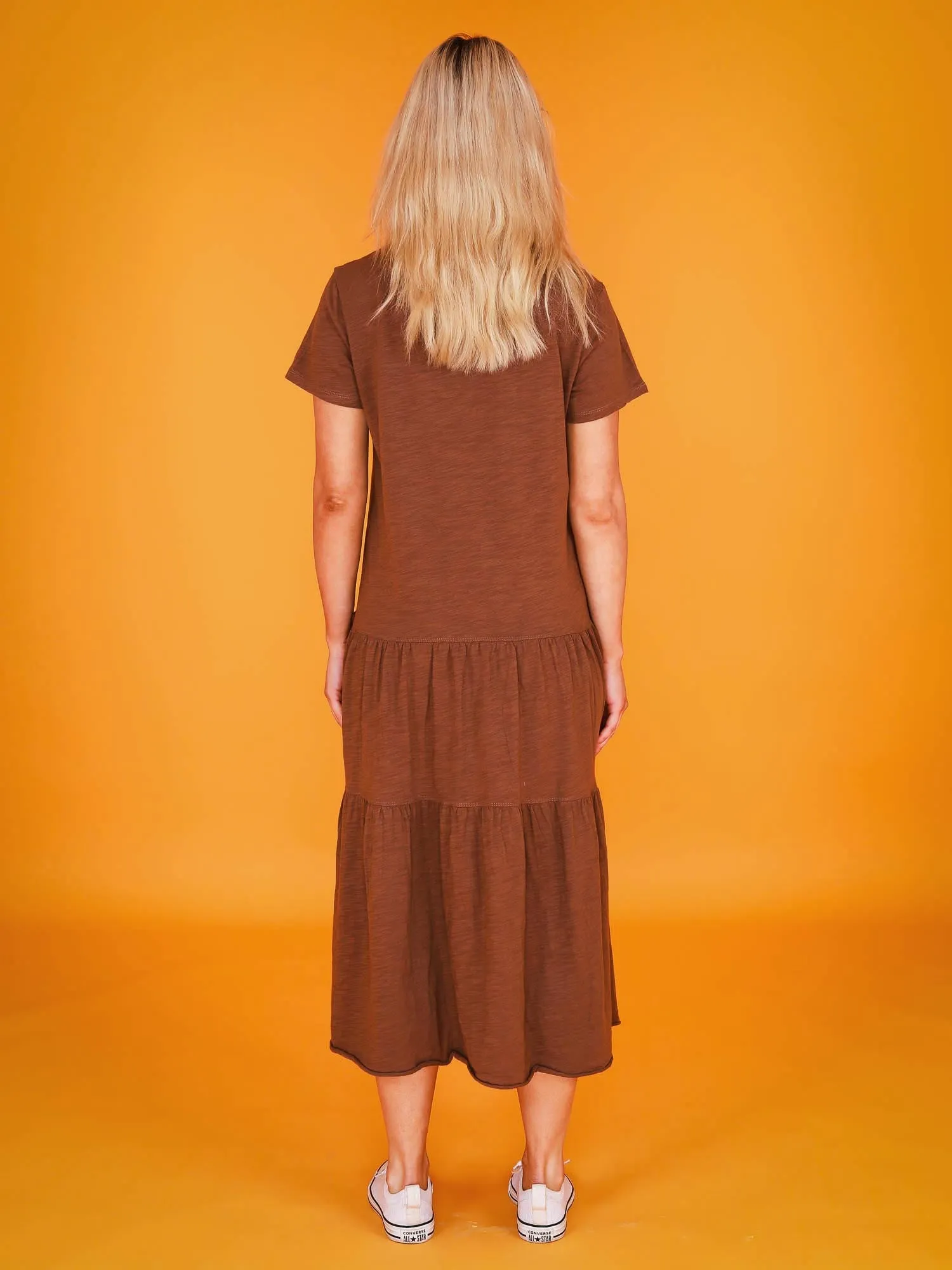 Hazel Tiered Midi Dress
