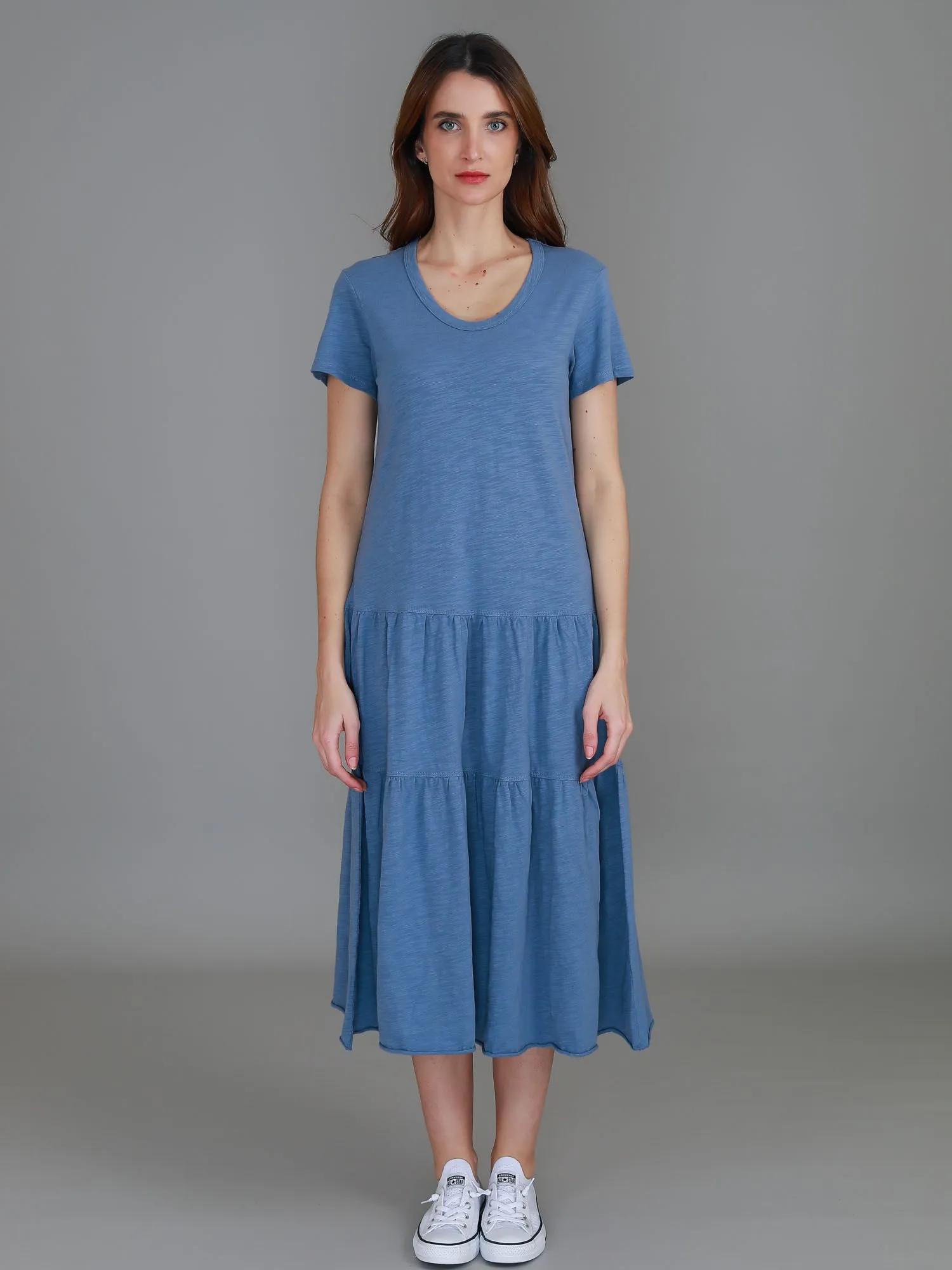 Hazel Tiered Midi Dress