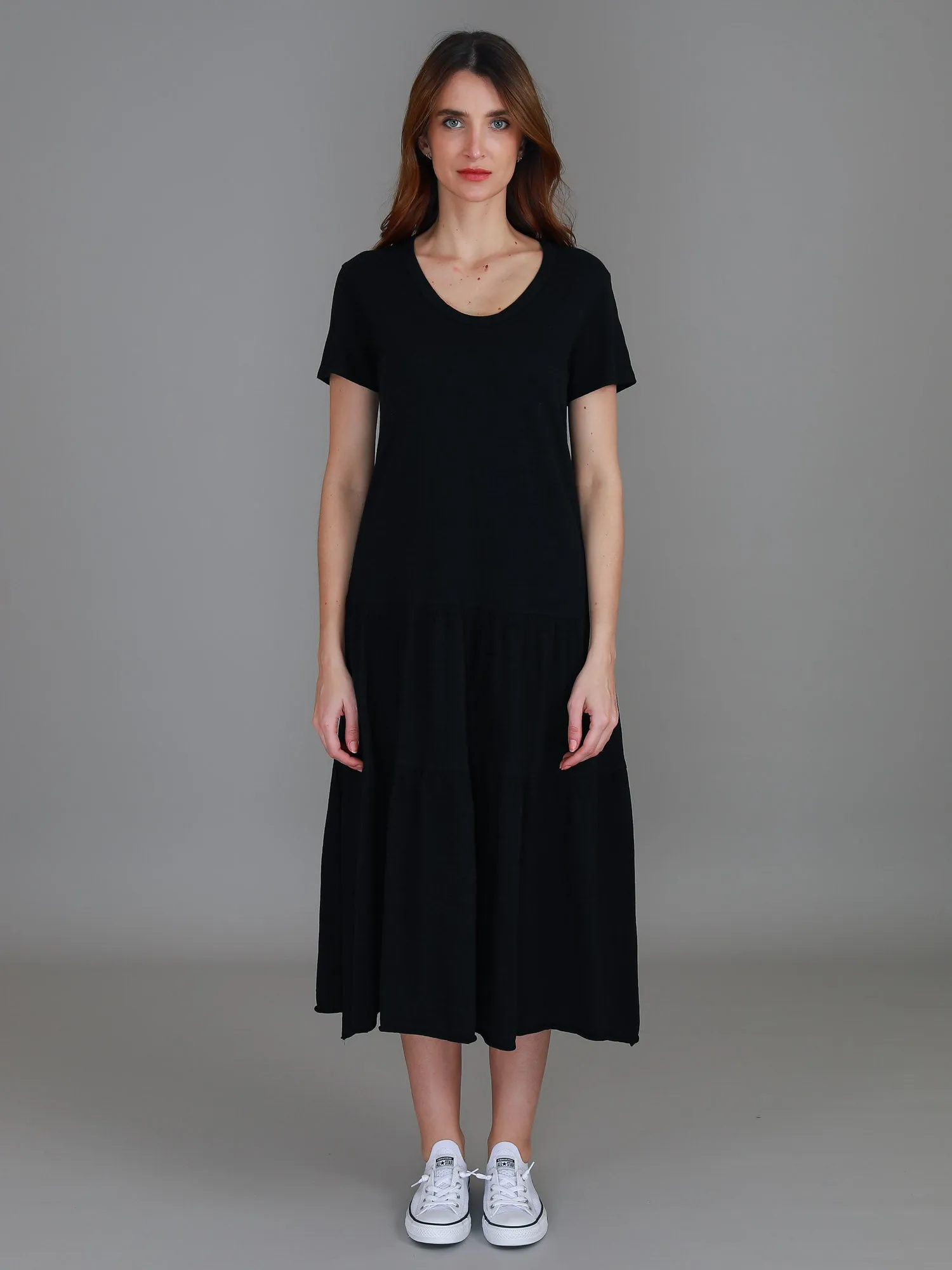 Hazel Tiered Midi Dress