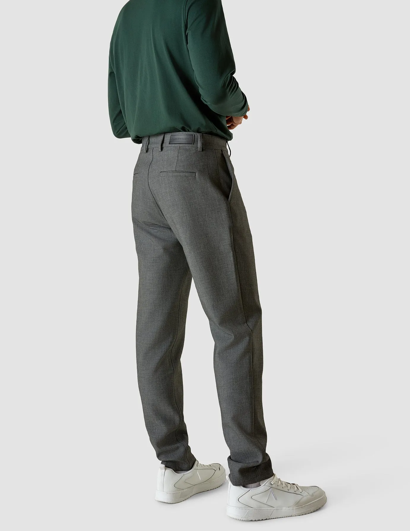 Heavy Edition Pants Slim Dark Grey Melange