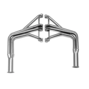 Hedman Hedders Street Headers - 1.625 in Primary - 3 in Collector - Black Paint - Small Block Mopar - Fullsize Van 1971-91 - Pair