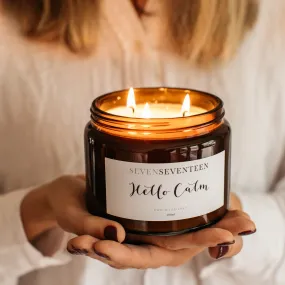 Hello Calm / Moroccan Rose Candle