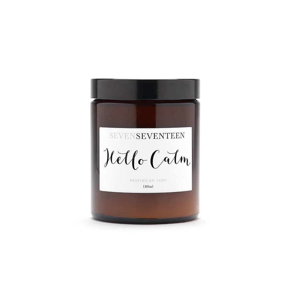 Hello Calm / Moroccan Rose Candle