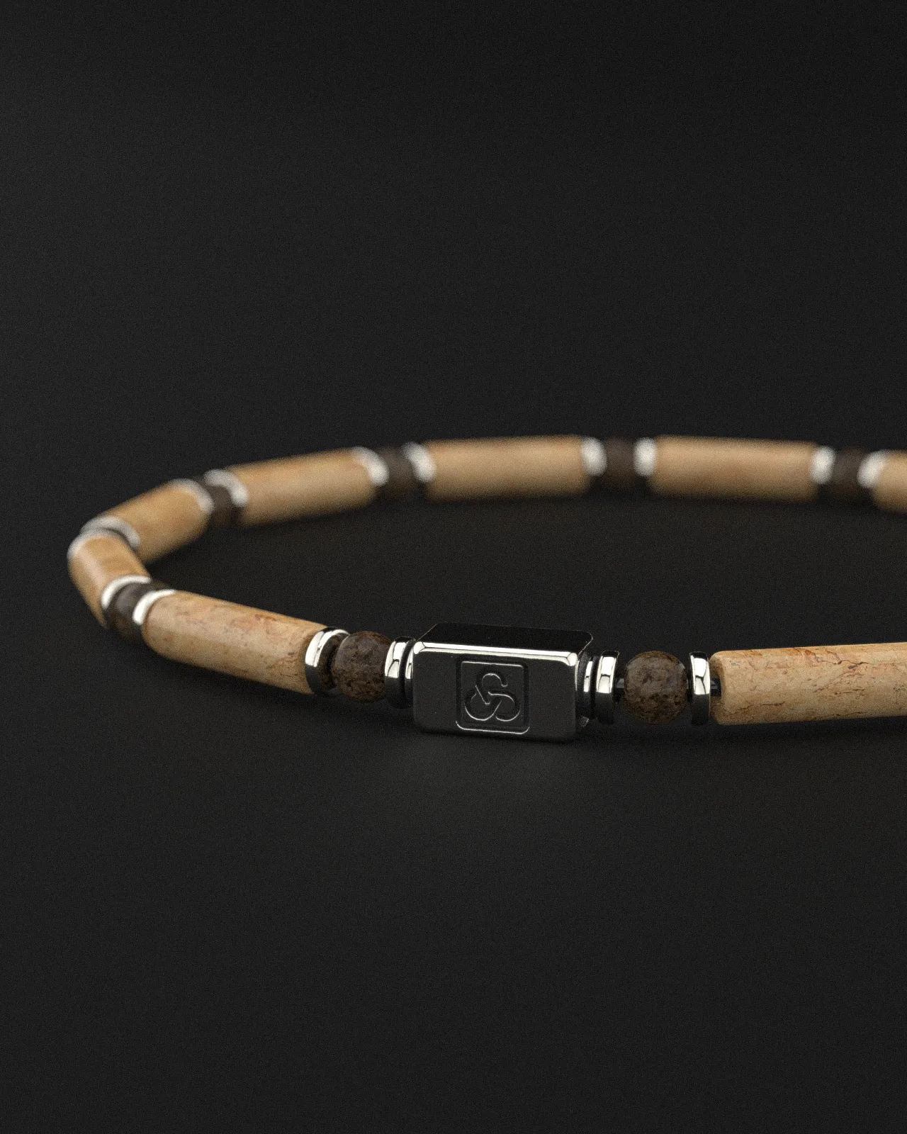 Jasper   Bronzite Bracelet 4mm | PIPE