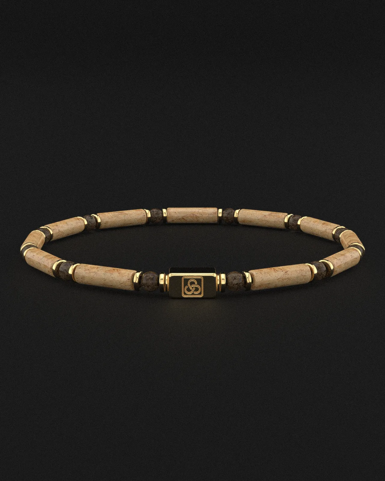 Jasper   Bronzite Bracelet 4mm | PIPE