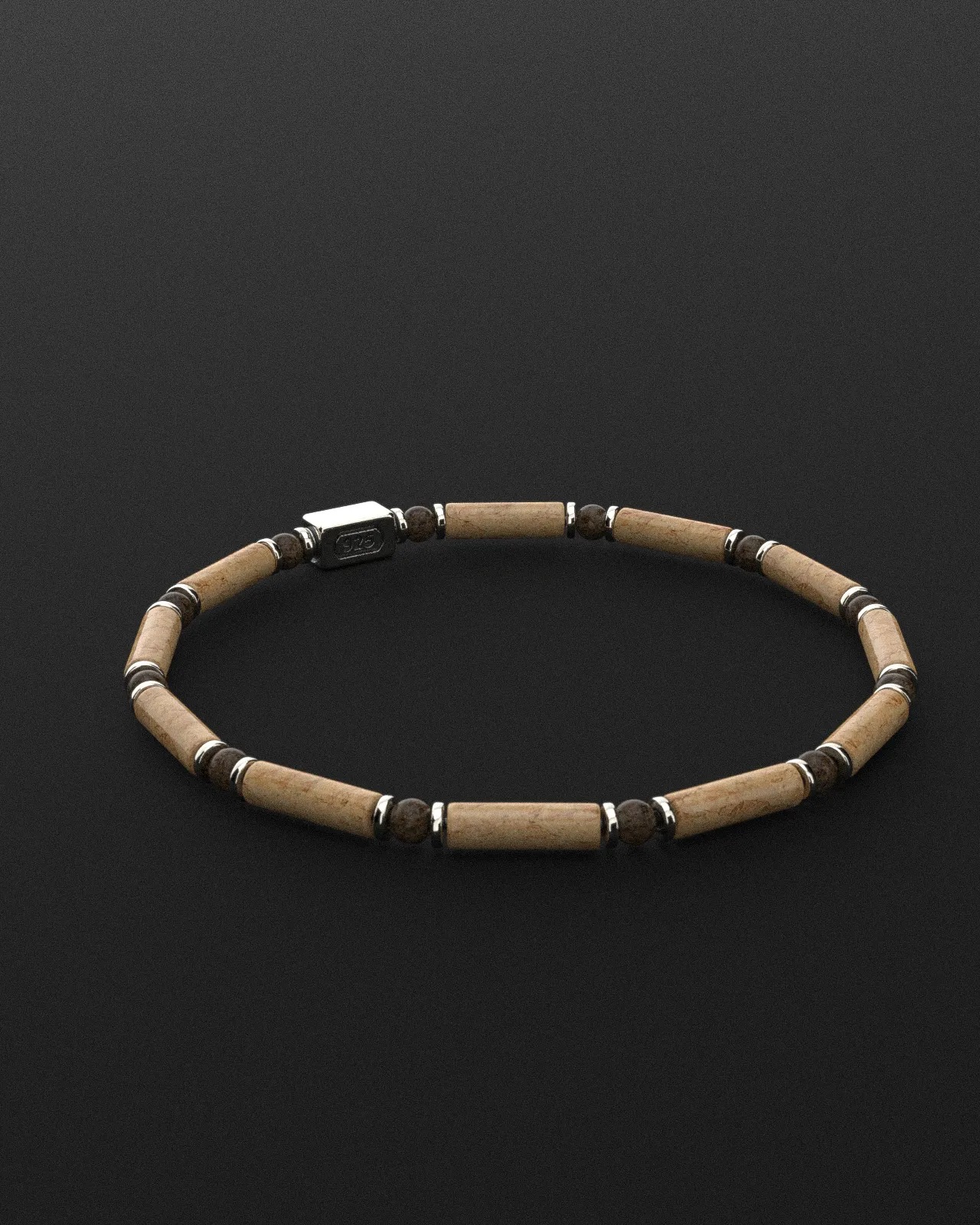 Jasper   Bronzite Bracelet 4mm | PIPE