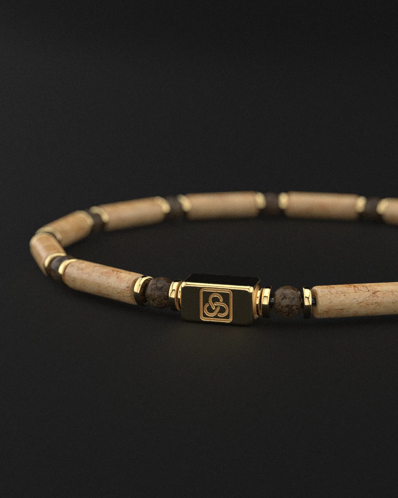 Jasper   Bronzite Bracelet 4mm | PIPE