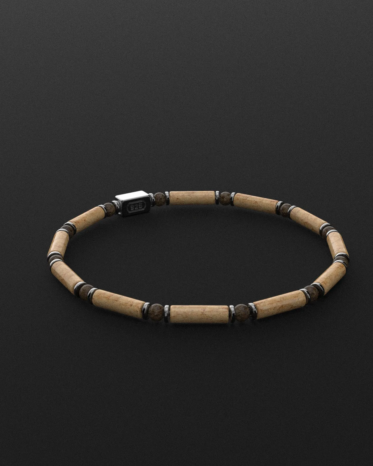 Jasper   Bronzite Bracelet 4mm | PIPE