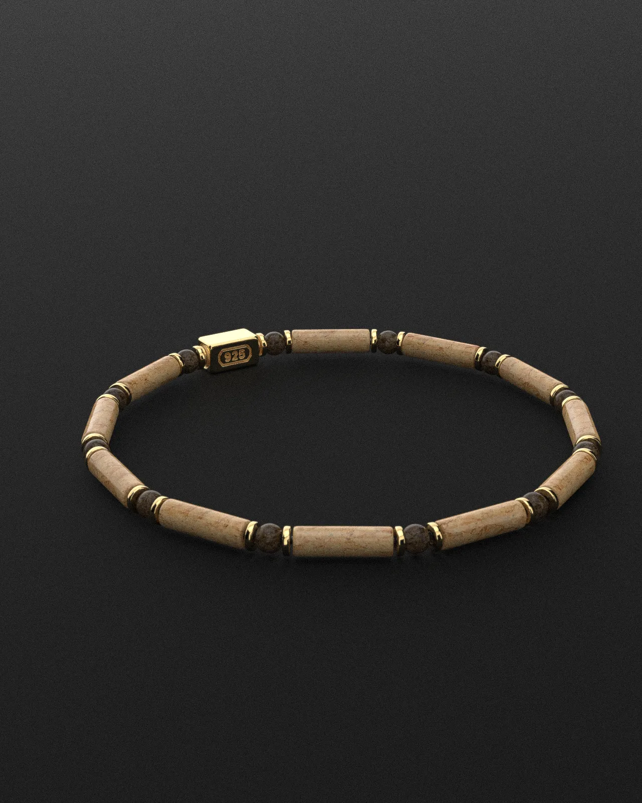 Jasper   Bronzite Bracelet 4mm | PIPE