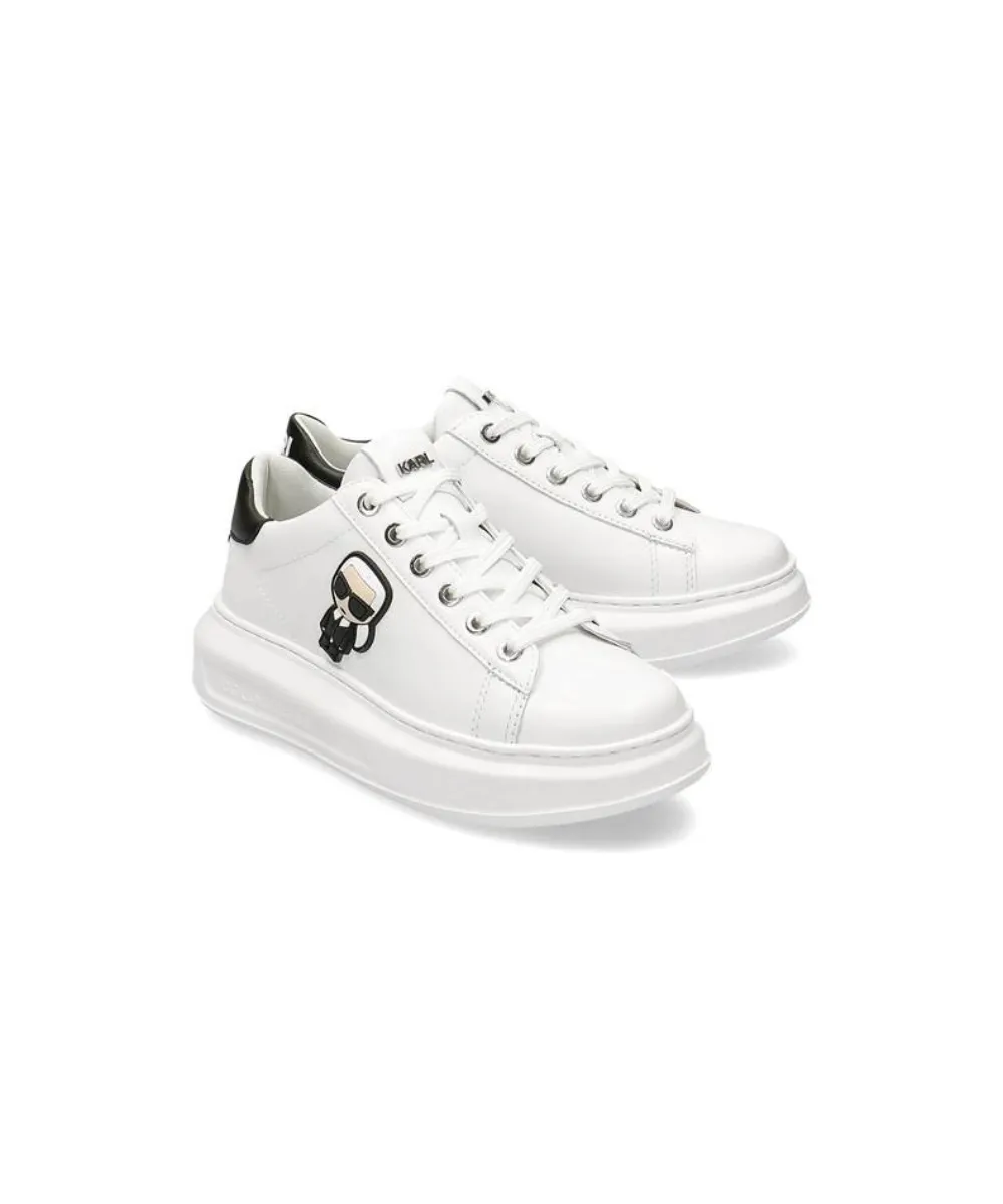 KARL LAGERFELD KAPRI SNEAKERS IN WHITE