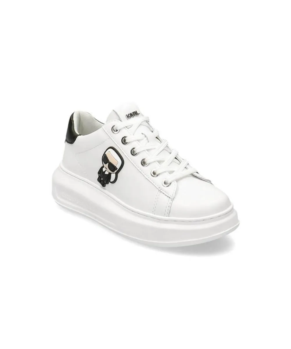 KARL LAGERFELD KAPRI SNEAKERS IN WHITE