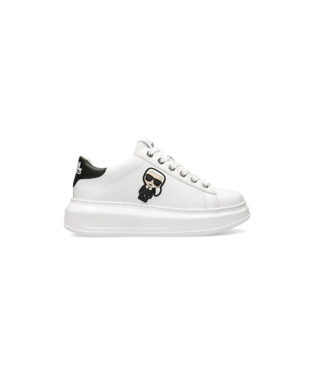 KARL LAGERFELD KAPRI SNEAKERS IN WHITE