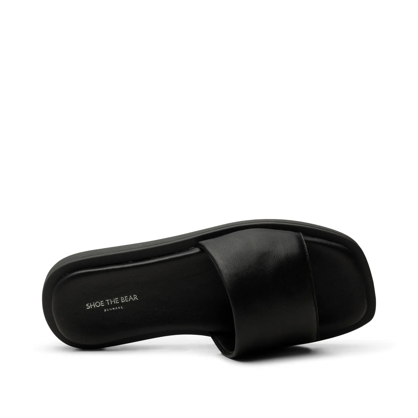Krista mule leather - BLACK