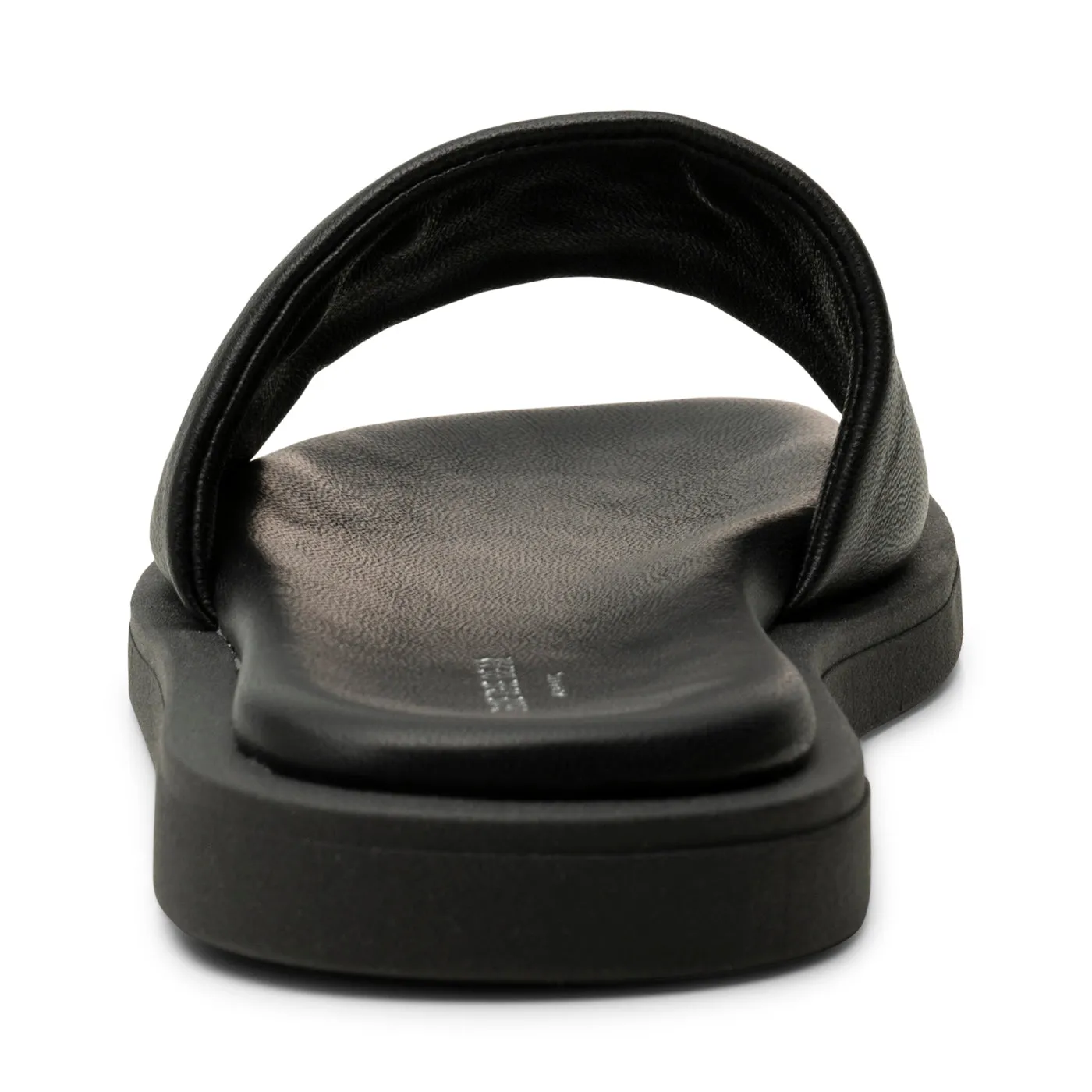 Krista mule leather - BLACK